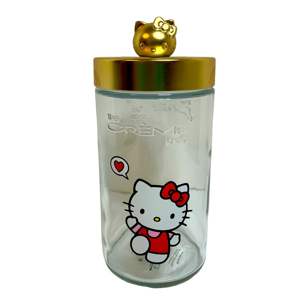 The cream shop hello Kitty reusable glass container